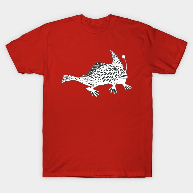 Spotted Handfish T-Shirt by topologydesign